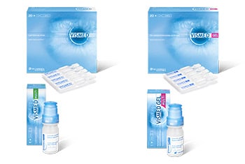 Eye drops to treat dry eye symptoms or ocular surface damage